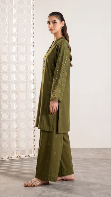 ZN-0026 EBROIDERED LAWN 2-PIECE