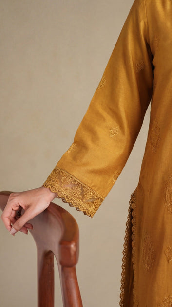 ZN-0019 2 PIECE EMBROIDERED KARANDI